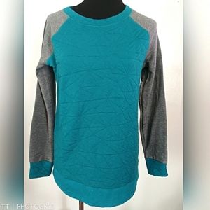 NWT Athleta Pink Lotus quilted sweatshirt